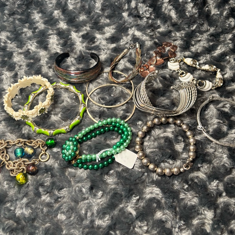 Lot of assorted bracelets